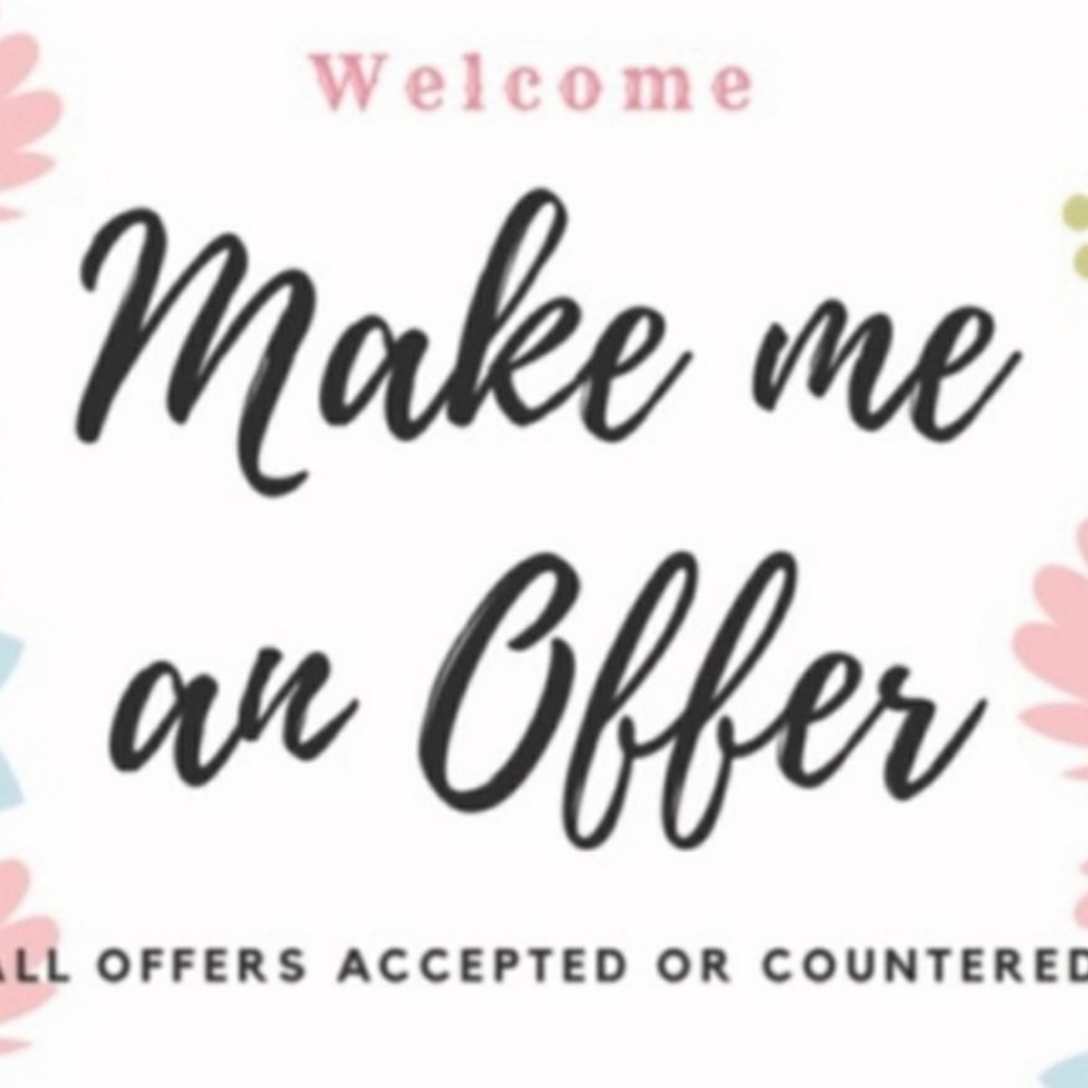 Welcome! All offers are welcome! I'm flexible
